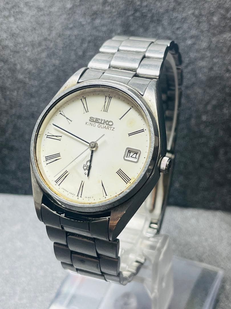 SEIKO KING QUARTZ シルバー 時計