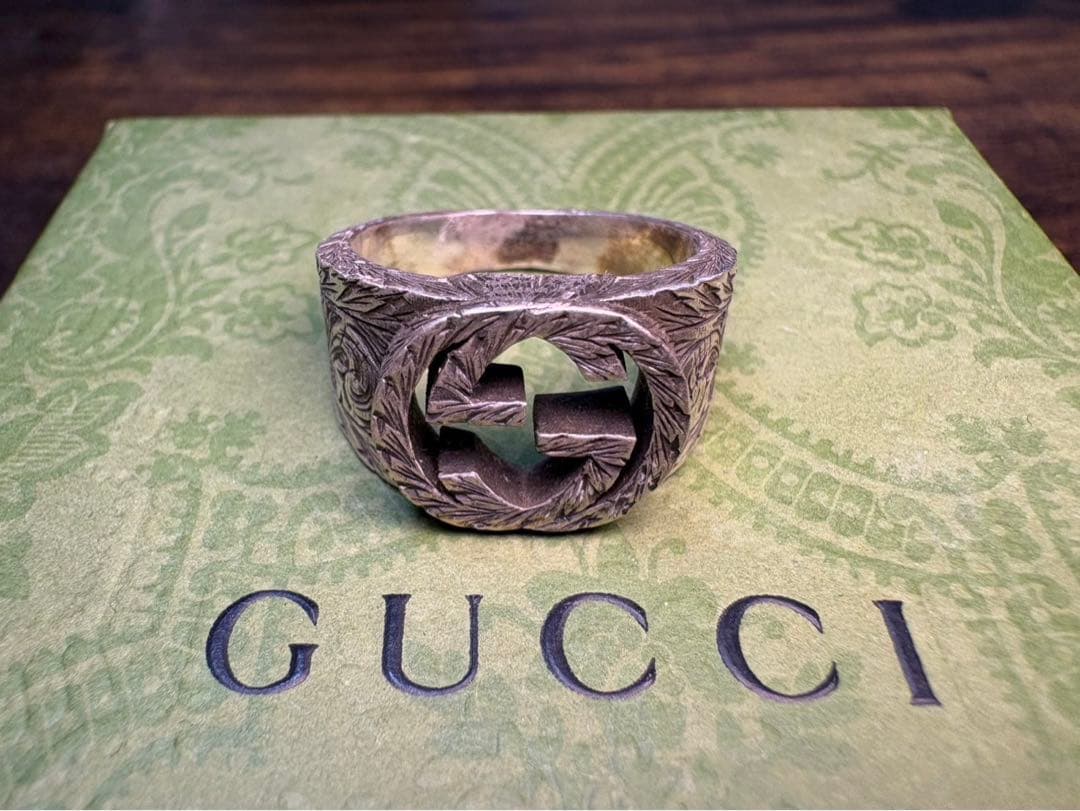 GUCCI インターロッキングGリング SV925 21号