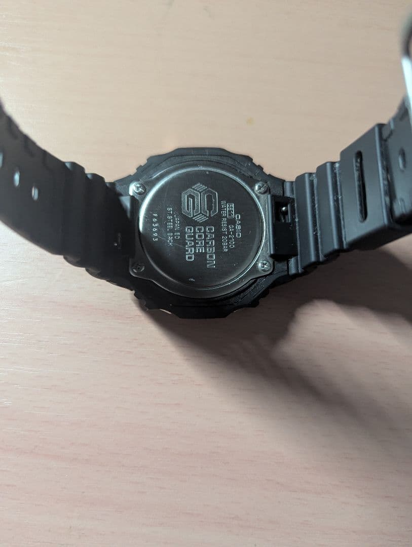 CASIO　G-SHOCK　GA-2100-1A1JFブラック