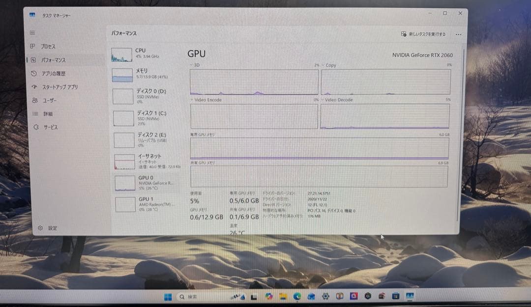 ⭐︎MSI GEFORCE RTX2060 6G OCグラフィックボード⭐︎