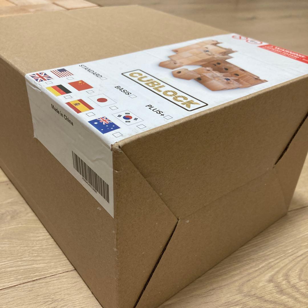 CUBLOCK 木製知育ブロック 60個入り