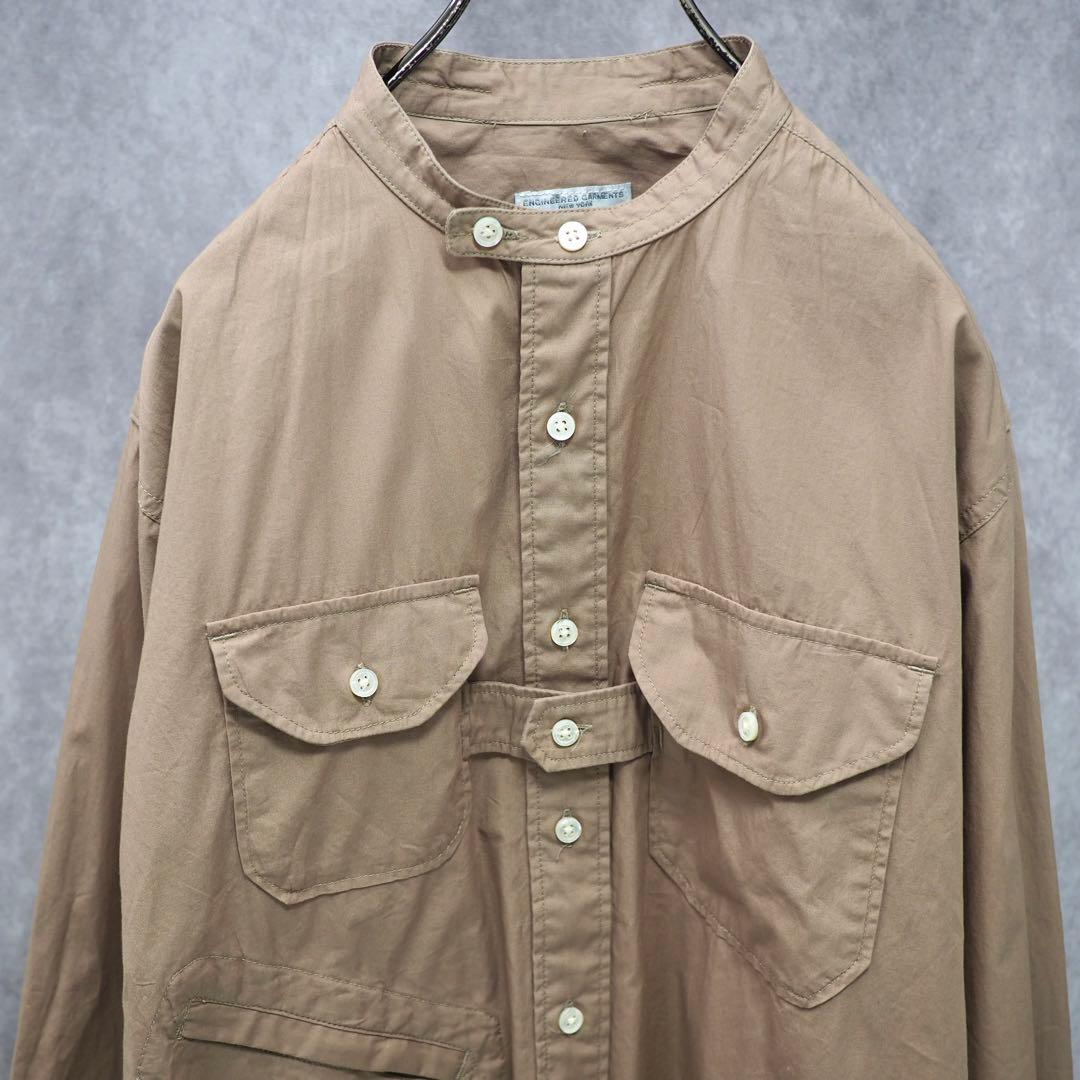 エンジニアードガーメンツ｜ Banded Collar Shirt（M）