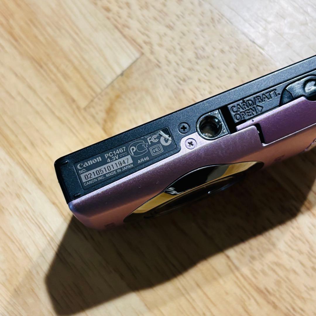 【美品】Canon IXY 10S コンパクトデジタルカメラ ピンク 動作良好