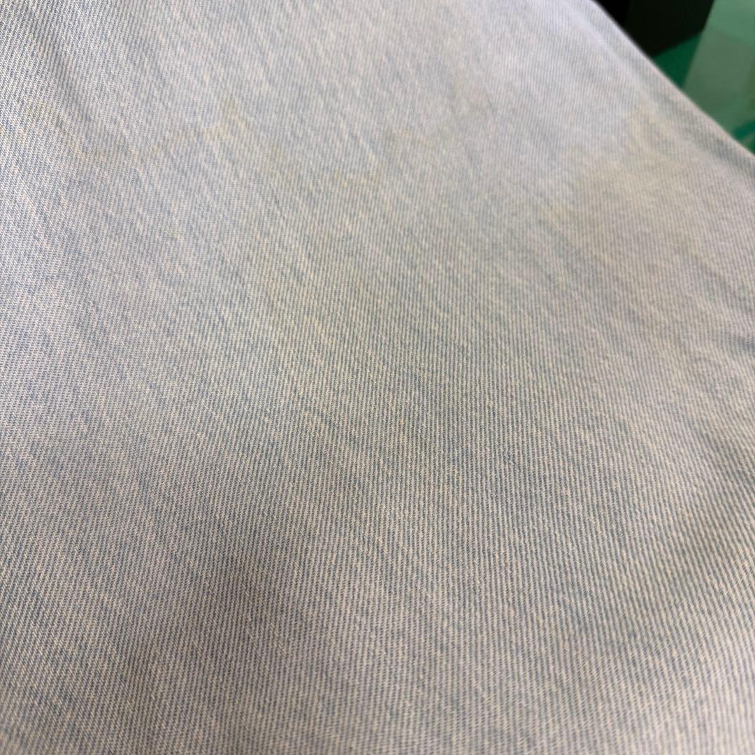 セラ　CHANEL ライトブルー ワイドレッグデニム