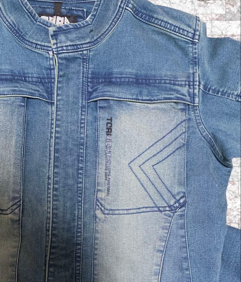 【新品・未使用】寅壱　TORAICHI　デニムツナギ　メンズ　作業着　M