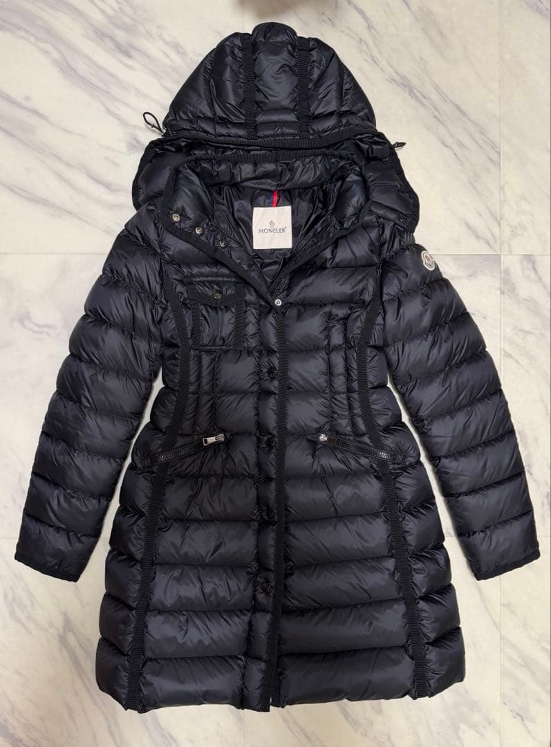 MONCLER モンクレール　HERMINE エルミンヌ　ダウン　ブラック　0
