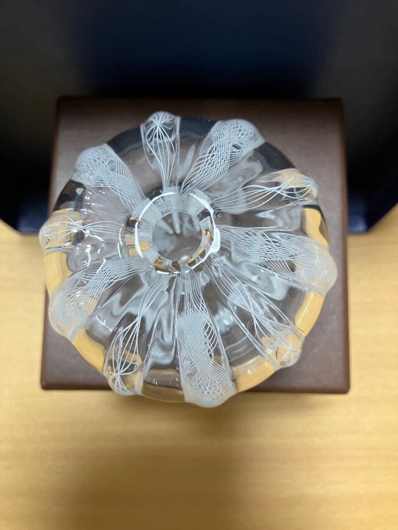 富山ガラス安田泰三花瓶,一輪差し