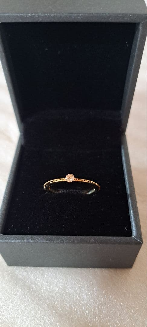 アガットダイヤリングK18