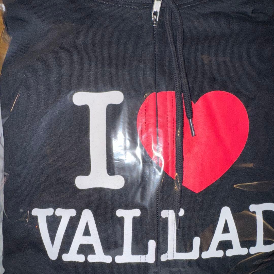 I LOVE VALLAD パーカー Mサイズ