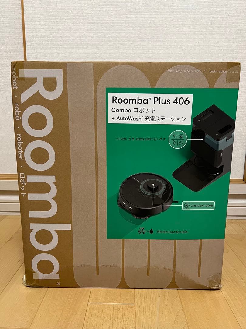 [新品・未開封] Roomba® Plus 406 Combo ロボット掃除機