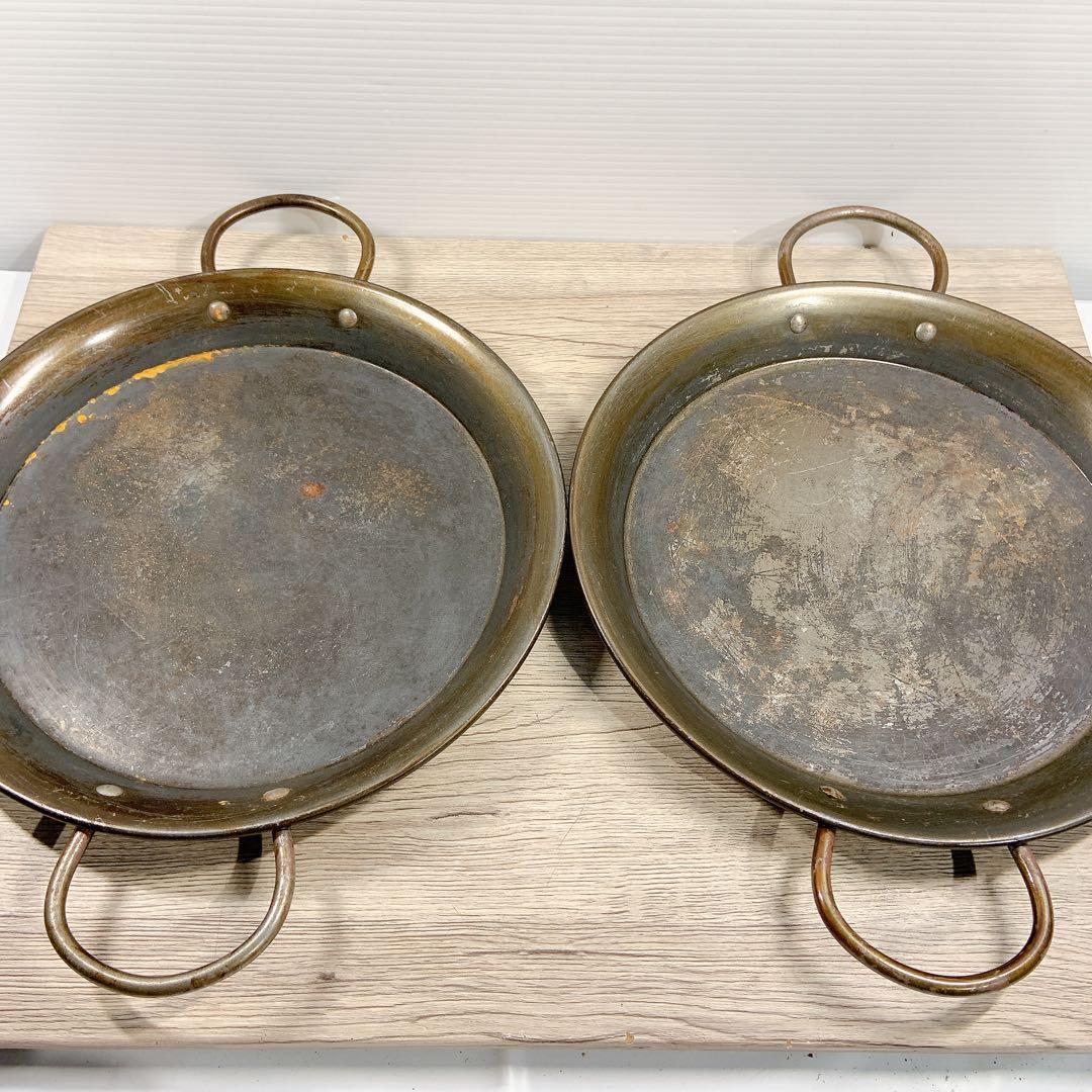 ヒキモト　パエリア鍋　10枚セット　鉄鍋　鉄製　鍋　平鍋