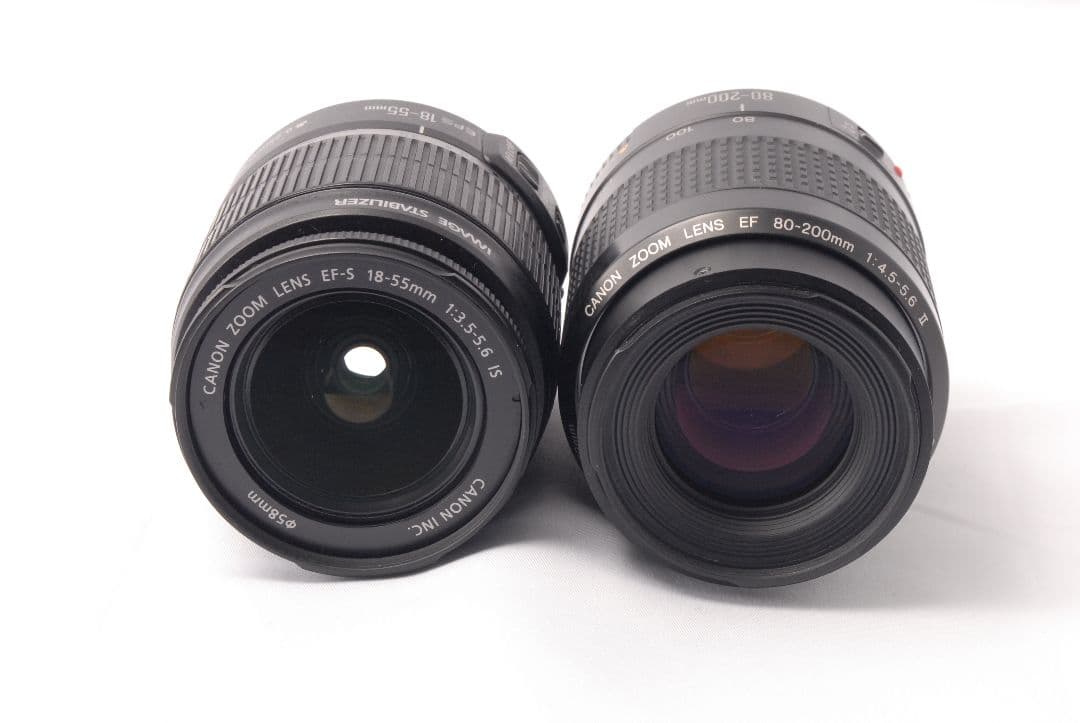 Canon EOS Kiss X4 ★一眼レフカメラ★望遠レンズ付☆Wレンズ☆