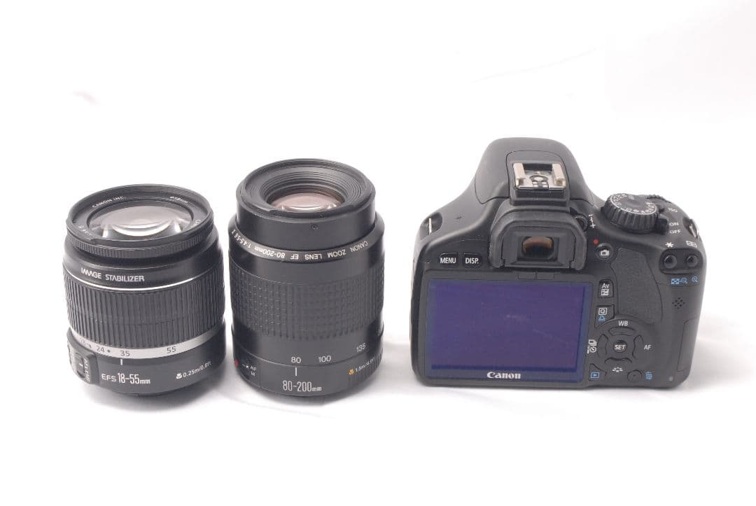 Canon EOS Kiss X4 ★一眼レフカメラ★望遠レンズ付☆Wレンズ☆