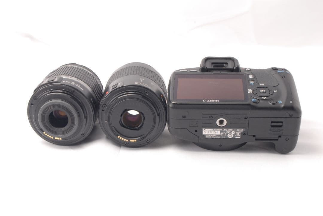 Canon EOS Kiss X4 ★一眼レフカメラ★望遠レンズ付☆Wレンズ☆