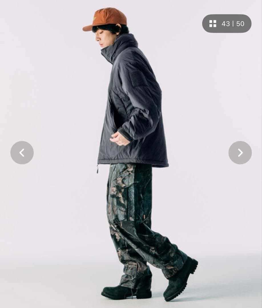 新品　ハイロフト プリマロフト ショートモンスター パーカー　オリーブ　Sサイズ