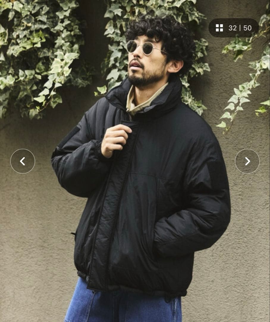 新品　ハイロフト プリマロフト ショートモンスター パーカー　オリーブ　Sサイズ