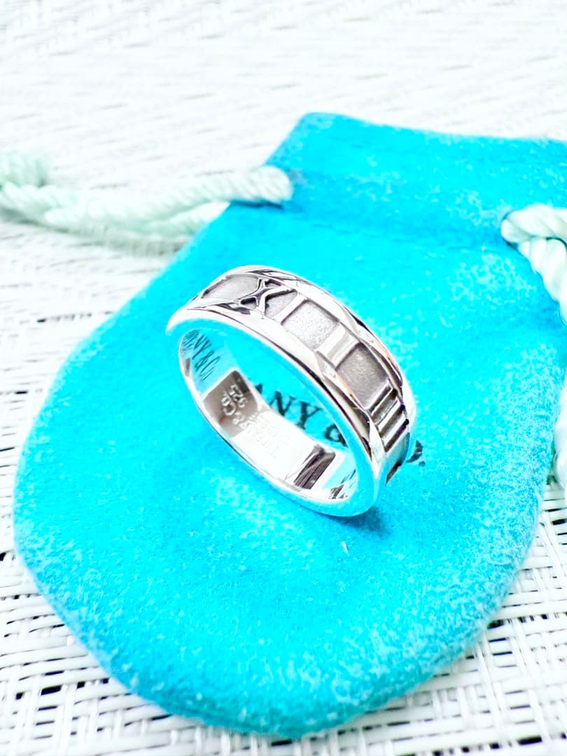 ティファニー　アトラス　指輪　リング　14号　研磨仕上げ済み美品 925