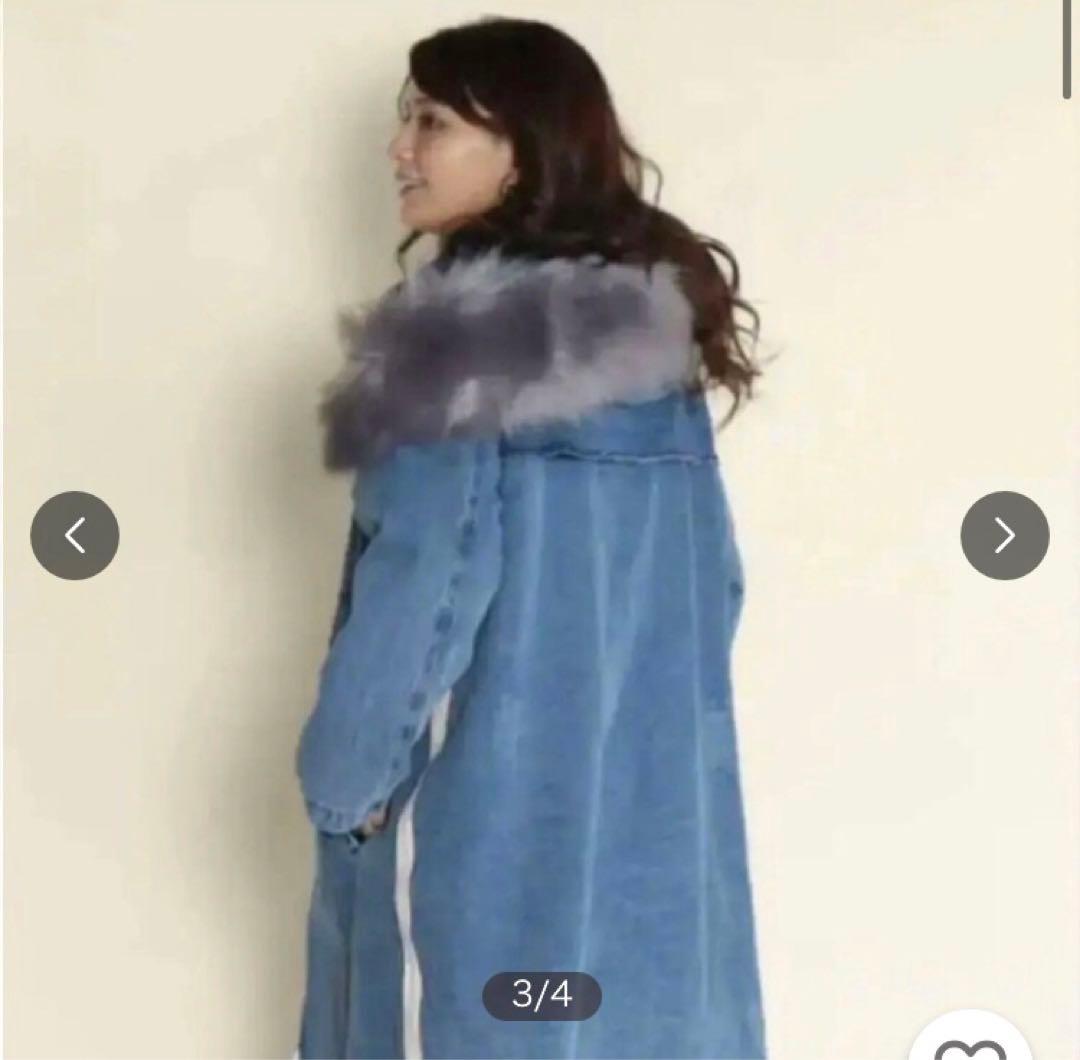 新品タグ付き　スコットクラブ　デニムコート　モッズコート　ボアライナー付き