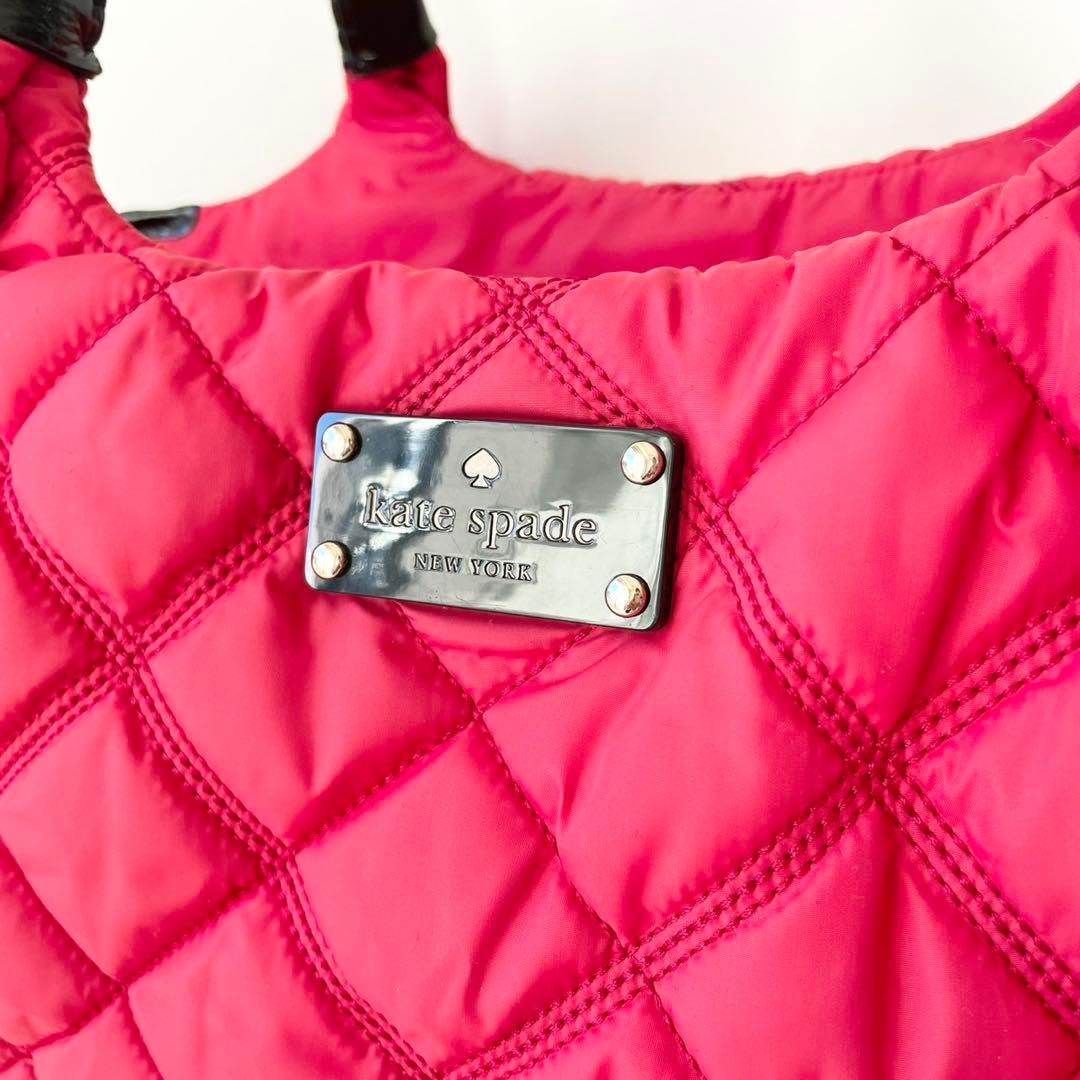 【極美品】kate spade トートバッグ キルティング ナイロン マザーズ