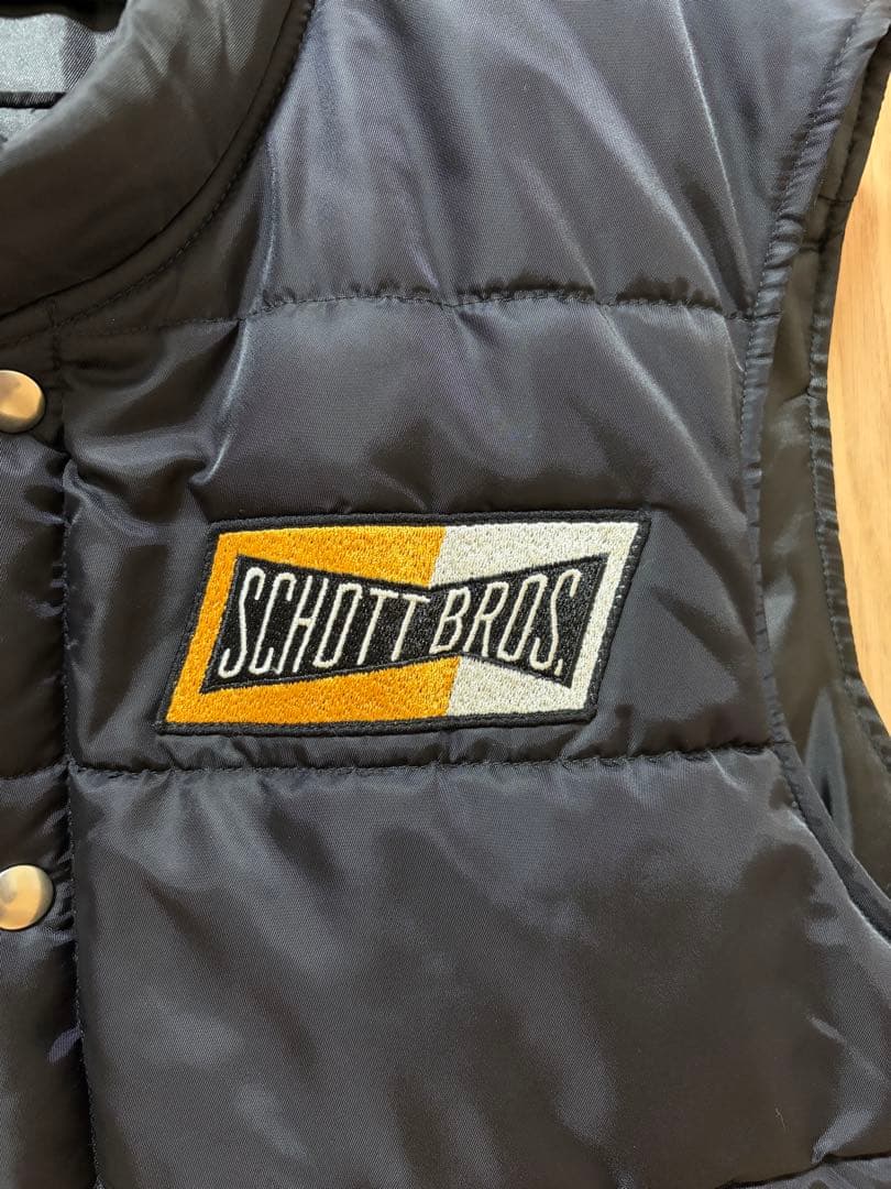 ショット　SCHOTT BROS. パテッドベスト