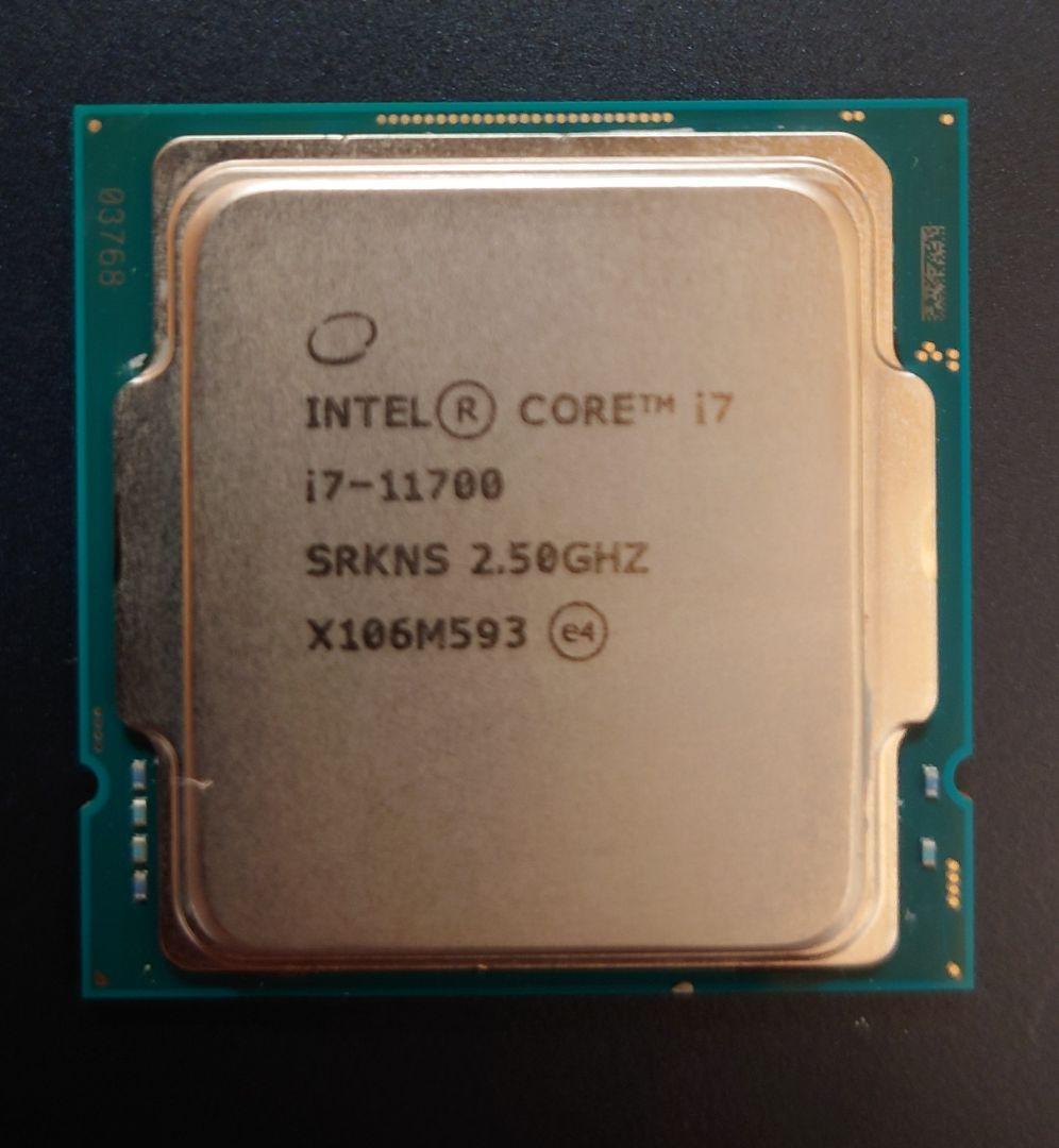 Intel Core i7 11700 （正常動作品）