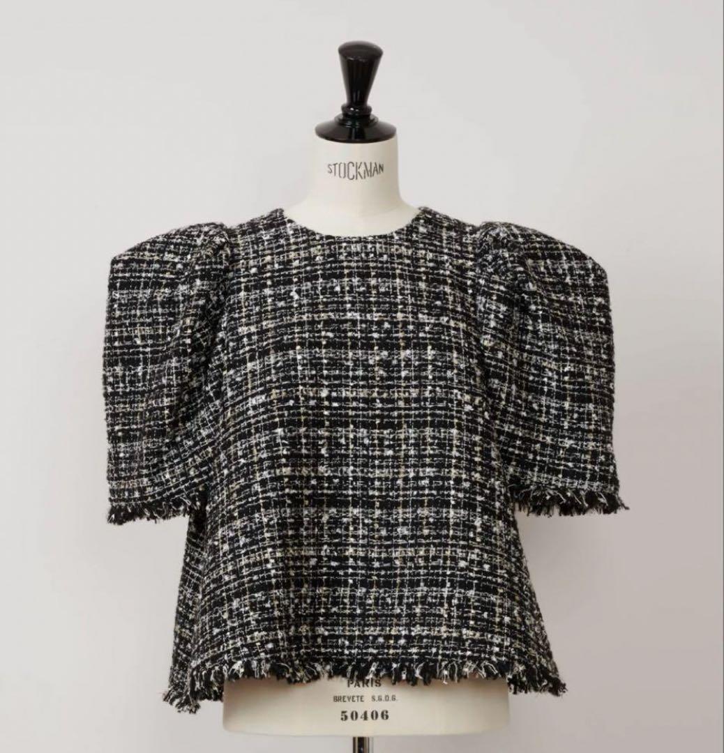 新品　HEVE へイヴ　Bubbly Tweed black