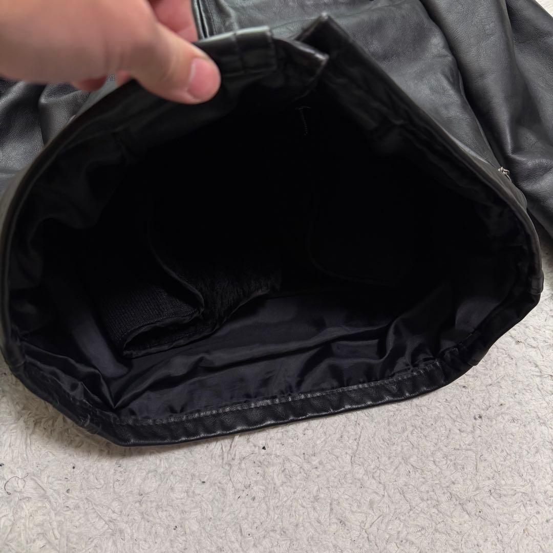 美品Lサイズ相当　ショット　641 シングルライダースジャケット　ライナー付き