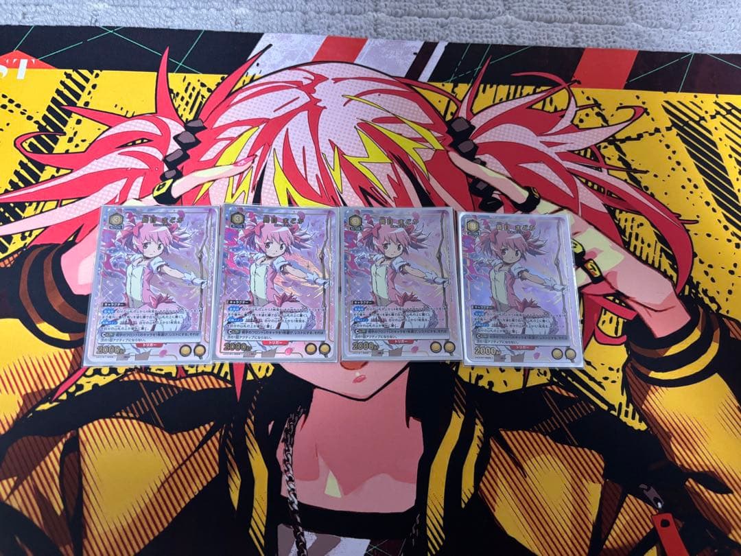 ユニオンアリーナ まどマギ 鹿目まどかSR パラレル 4枚セット