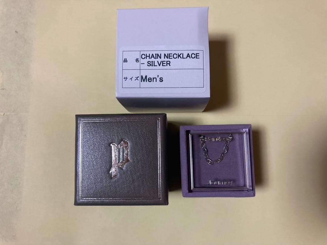 pointlessjourney シルバーチェーンネックレス 常田大希