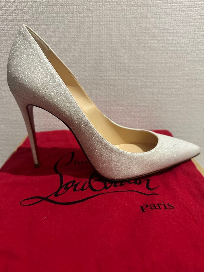 Christian Louboutin シルバー ハイヒール