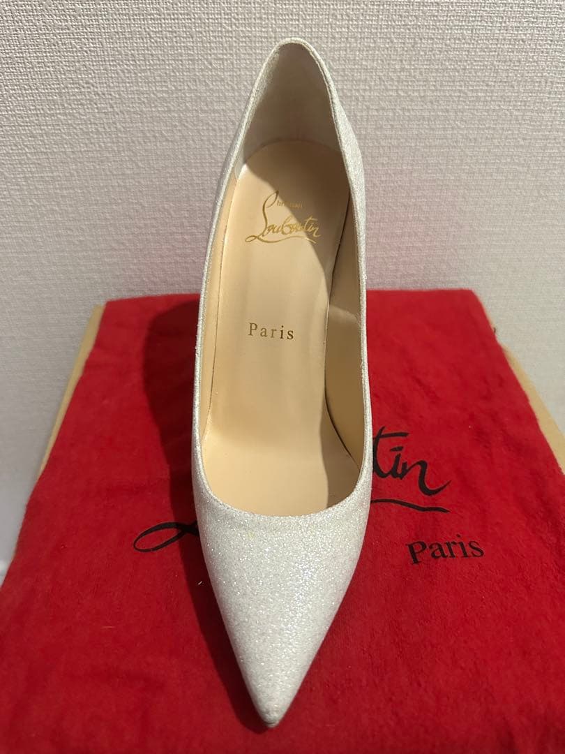 Christian Louboutin シルバー ハイヒール