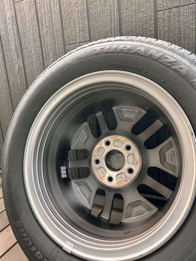 新車外し ステップワゴン純正タイヤホイールセット(ナット付)RP8 送料込み