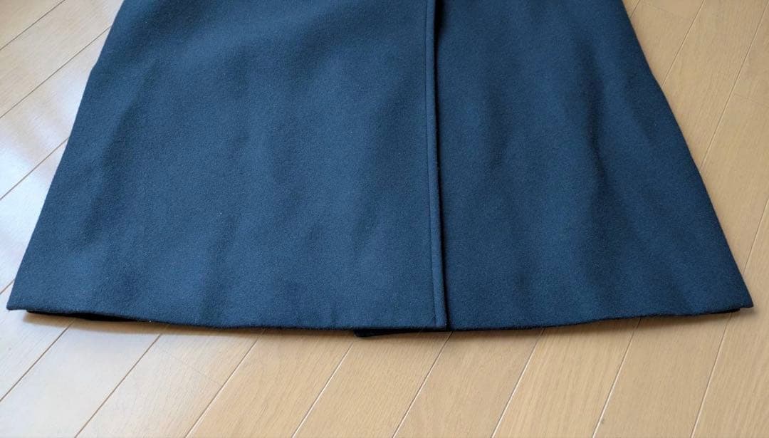 ハミルトン ダブルチェスター ロングコート ネイビー 冬コート