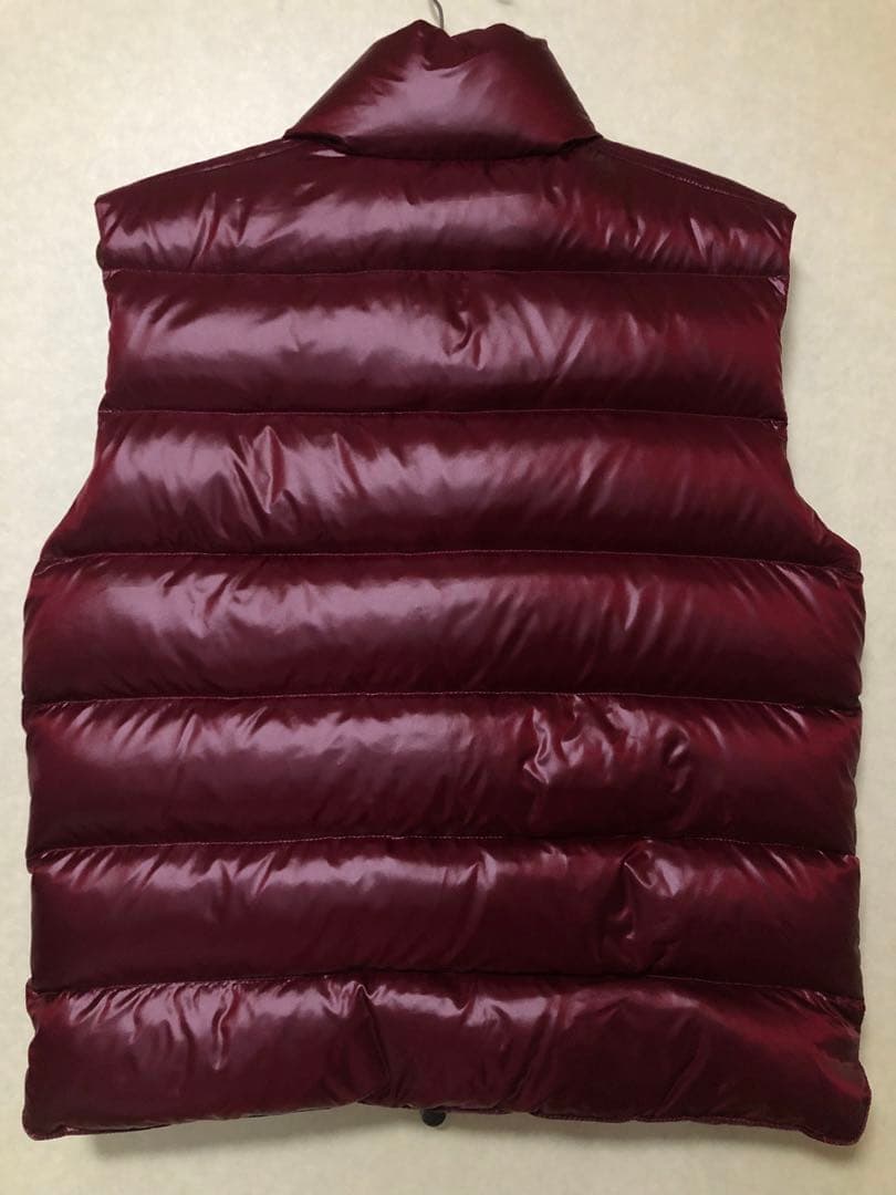 ※訳あり【MONCLER】モンクレール ダウンベスト 希少色　ボルドー　4