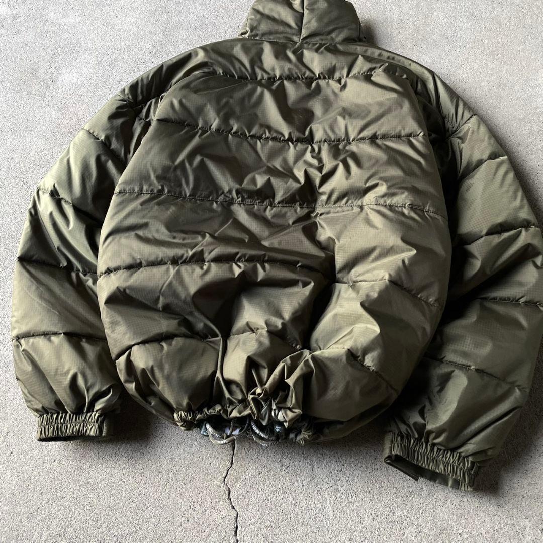 ジャケット・アウター 00s A BATHING APE puffer jacket khaki