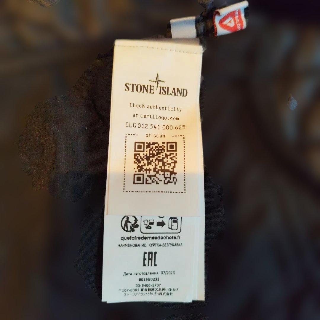 STONE  ブラックキルティングベスト