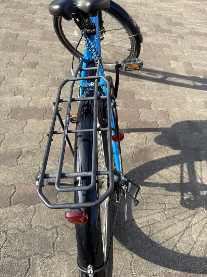 【引き取り】Panasonic ハリヤ電動アシスト自転車 ブルー