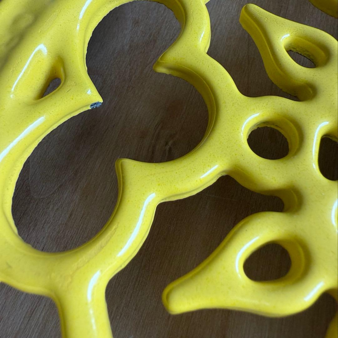 ココ　LE CREUSET 鍋敷き　イエロー　ル・クーゼ