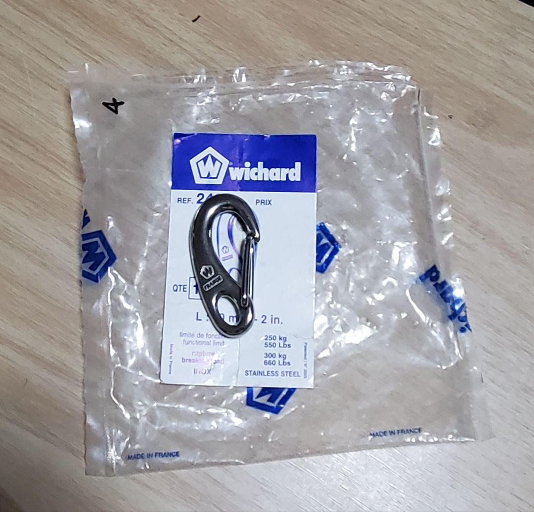 未使用品! WICHARD ウィチャード 2480 カラビナ 50mm