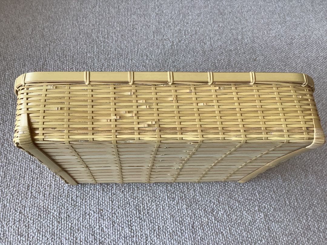 竹製 整理かご（中川政七商店、吉田直樹（吉田竹物）作）浅型 大