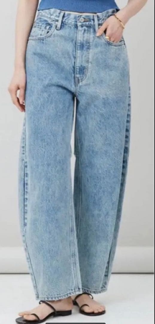 パンツ デニム　Curensology カレンソロジー　＆RC カーヴィーデニム