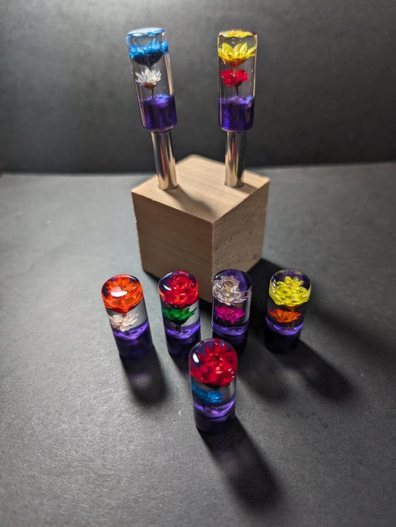 羽瀬川様　水中花カーアクセサリー