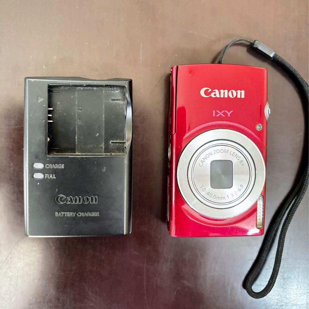 Canon IXY レッド コンパクトデジタルカメラ