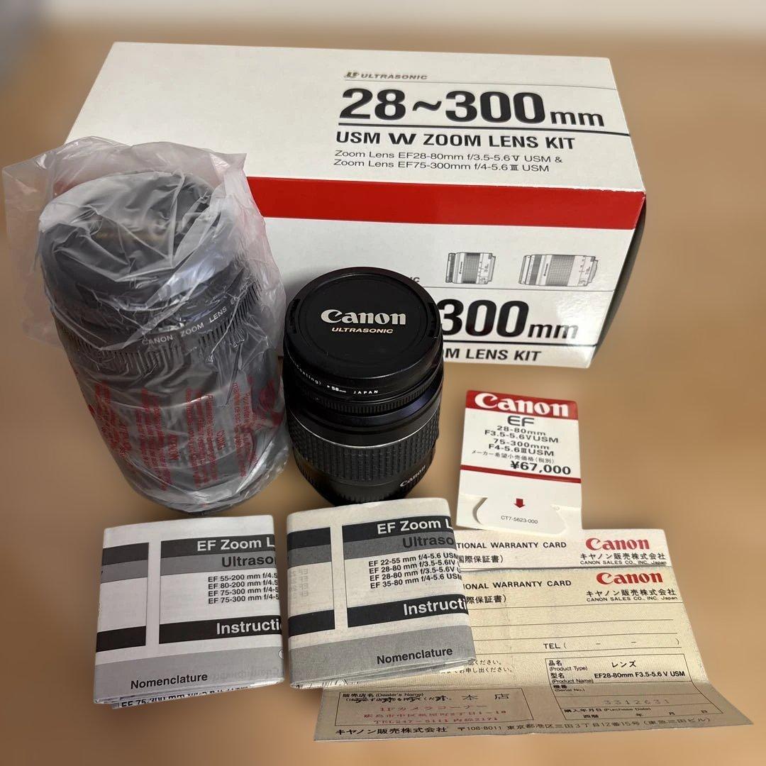 レンズ(ズーム) 28-300mm USM W ZOOM LENS KIT