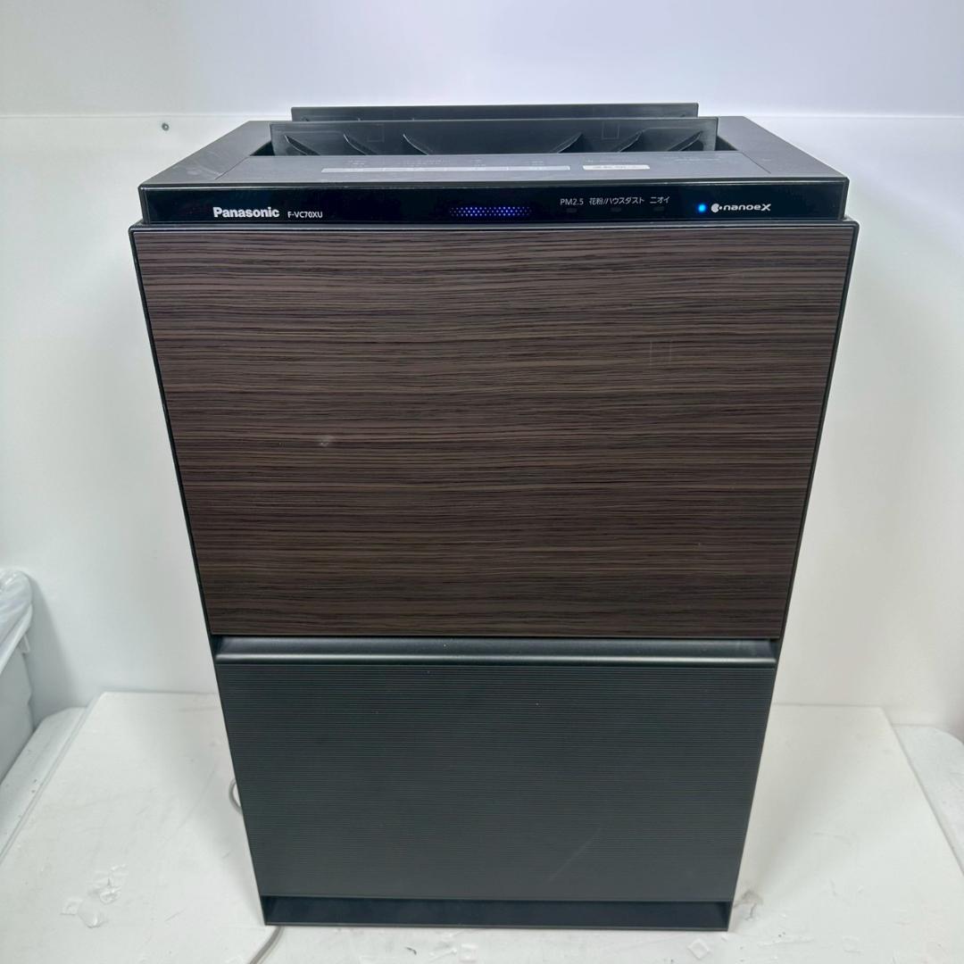 【良品】パナソニック F-VC70XU 空気清浄機 加湿機能付