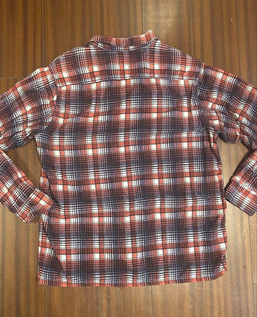 50s オンブレ プリントネルシャツ Penneys プリネル 60s