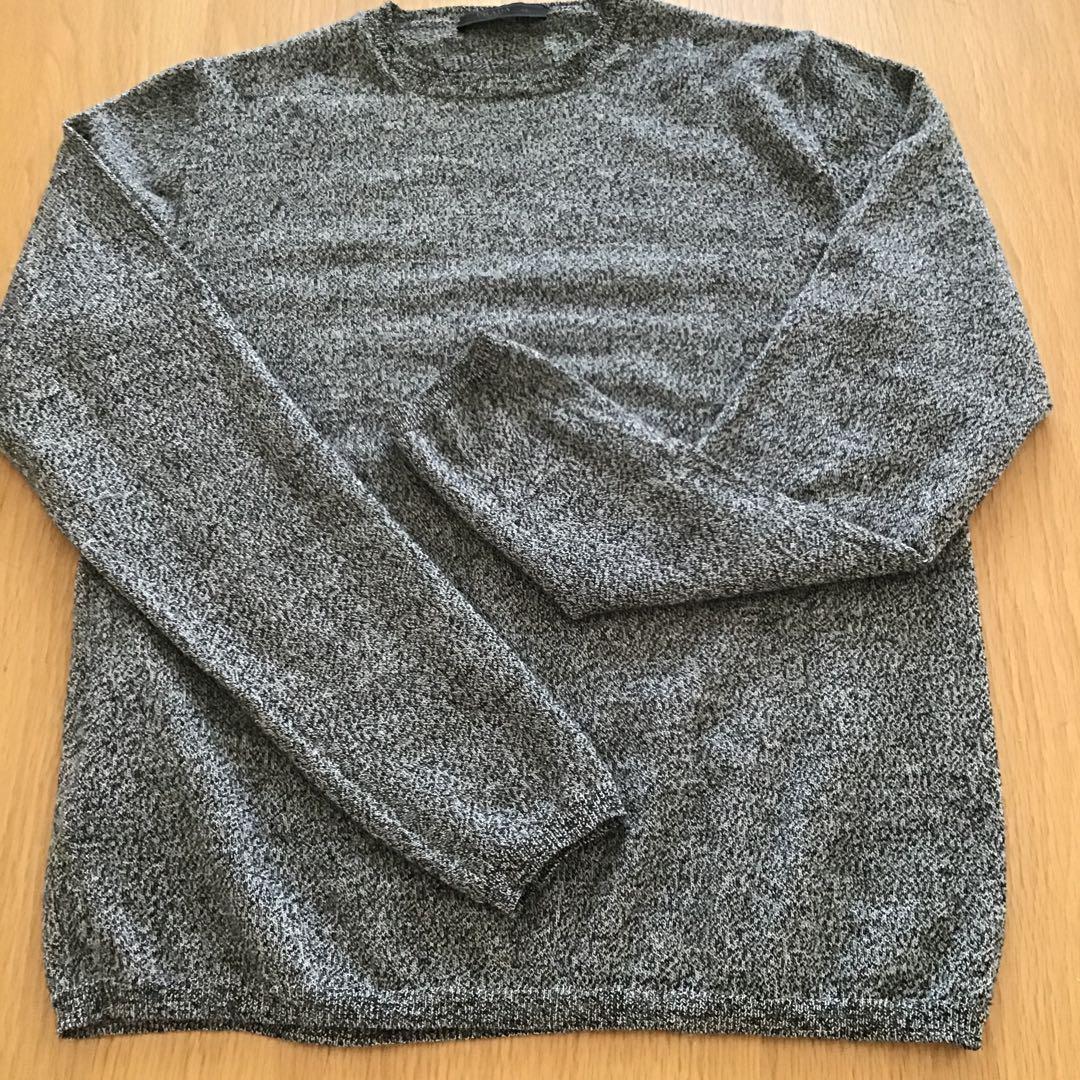 PRADA クルーネックセーター 46 グレー系