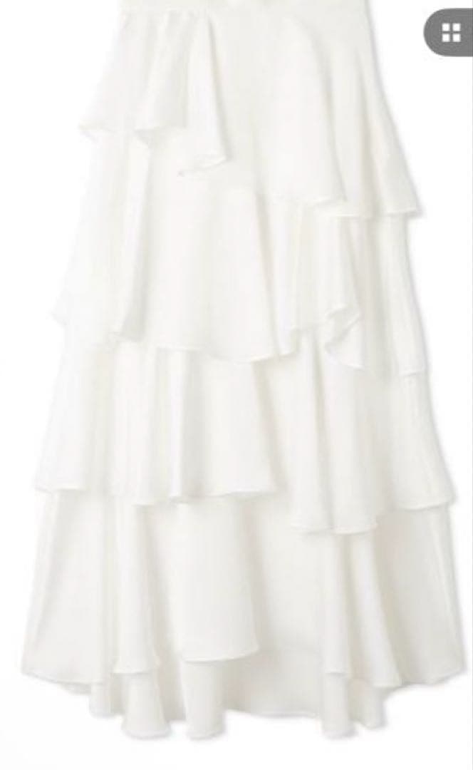 完売品FRAY I.D サテンランダムティアードスカート