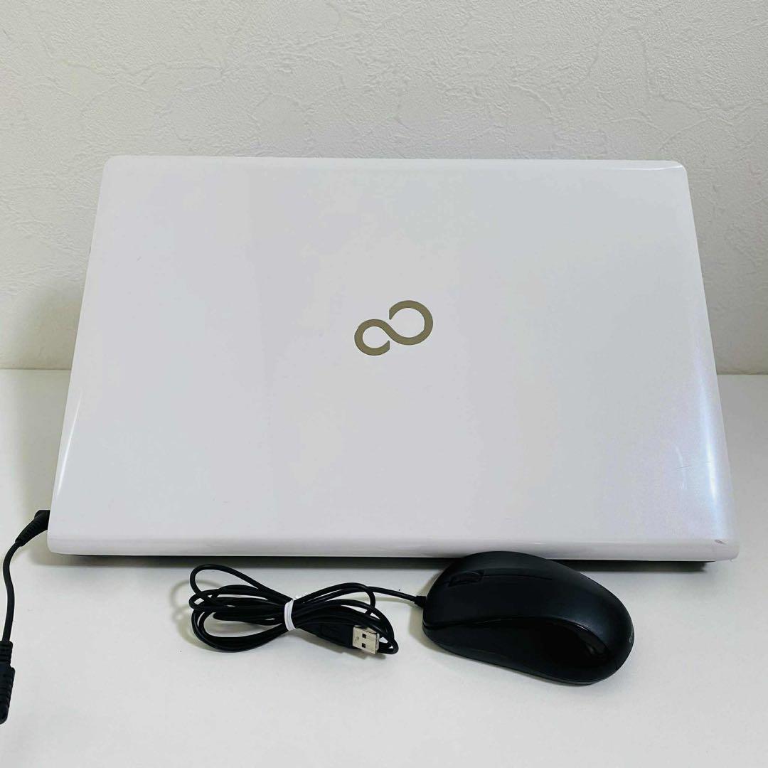 Y69 富士通ノートパソコン WEBカメラSSD高速Windows11オフィス付