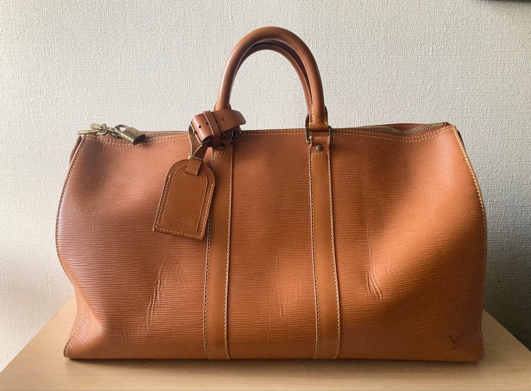 LOUIS VUITTON ルイ ヴィトン エピ キーポル45［ゴールド】